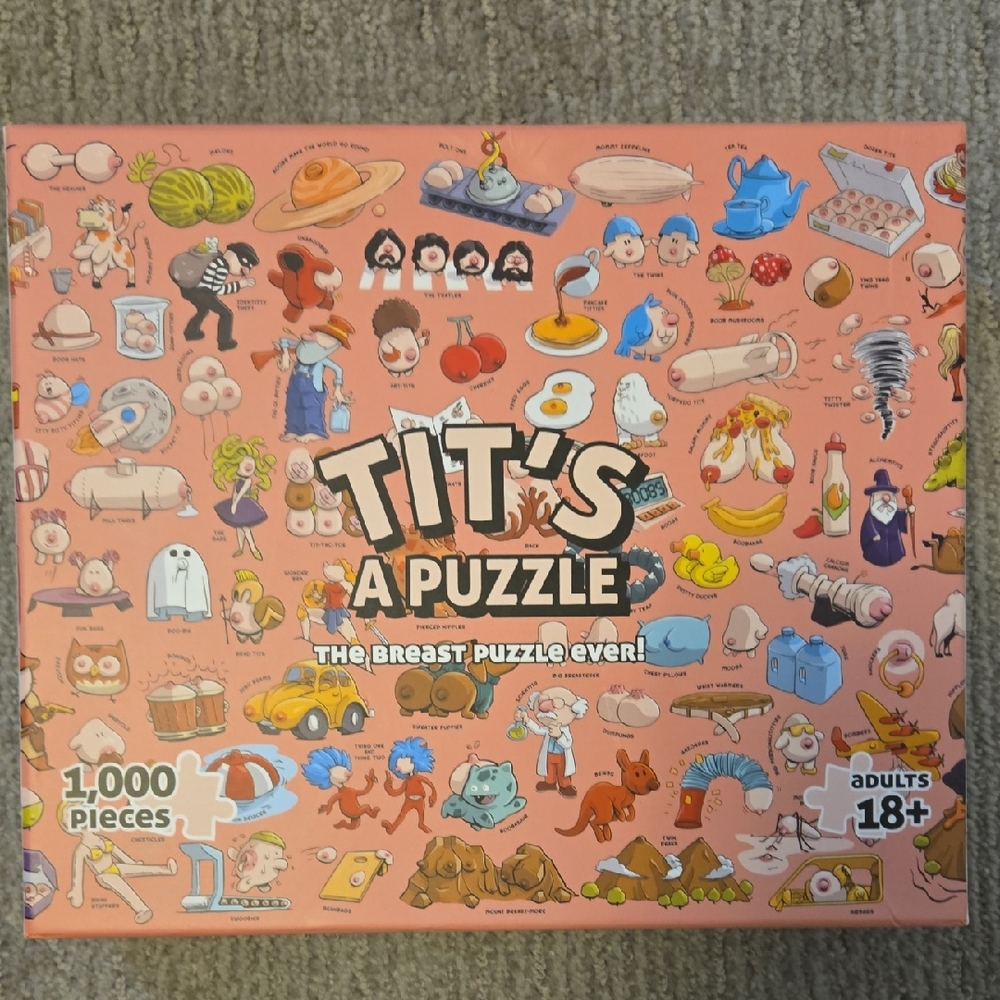 TIT'S A Puzzle - Pink Adult 1000-Piece Jigsaw